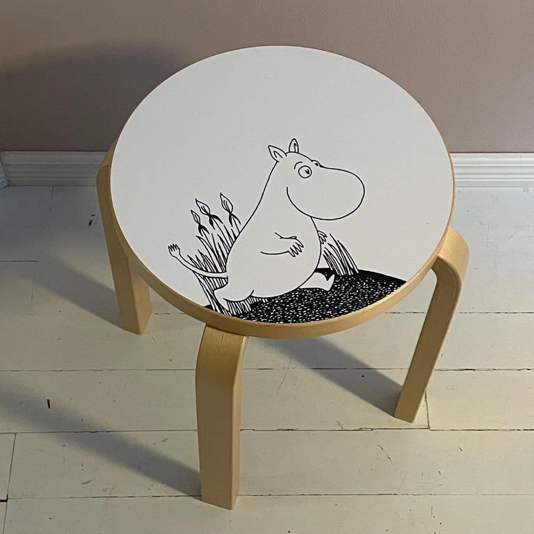 Special Edition of Aalto Stool E60, 