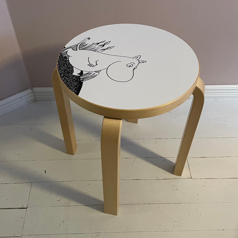 Special Edition of Aalto Stool E60, 