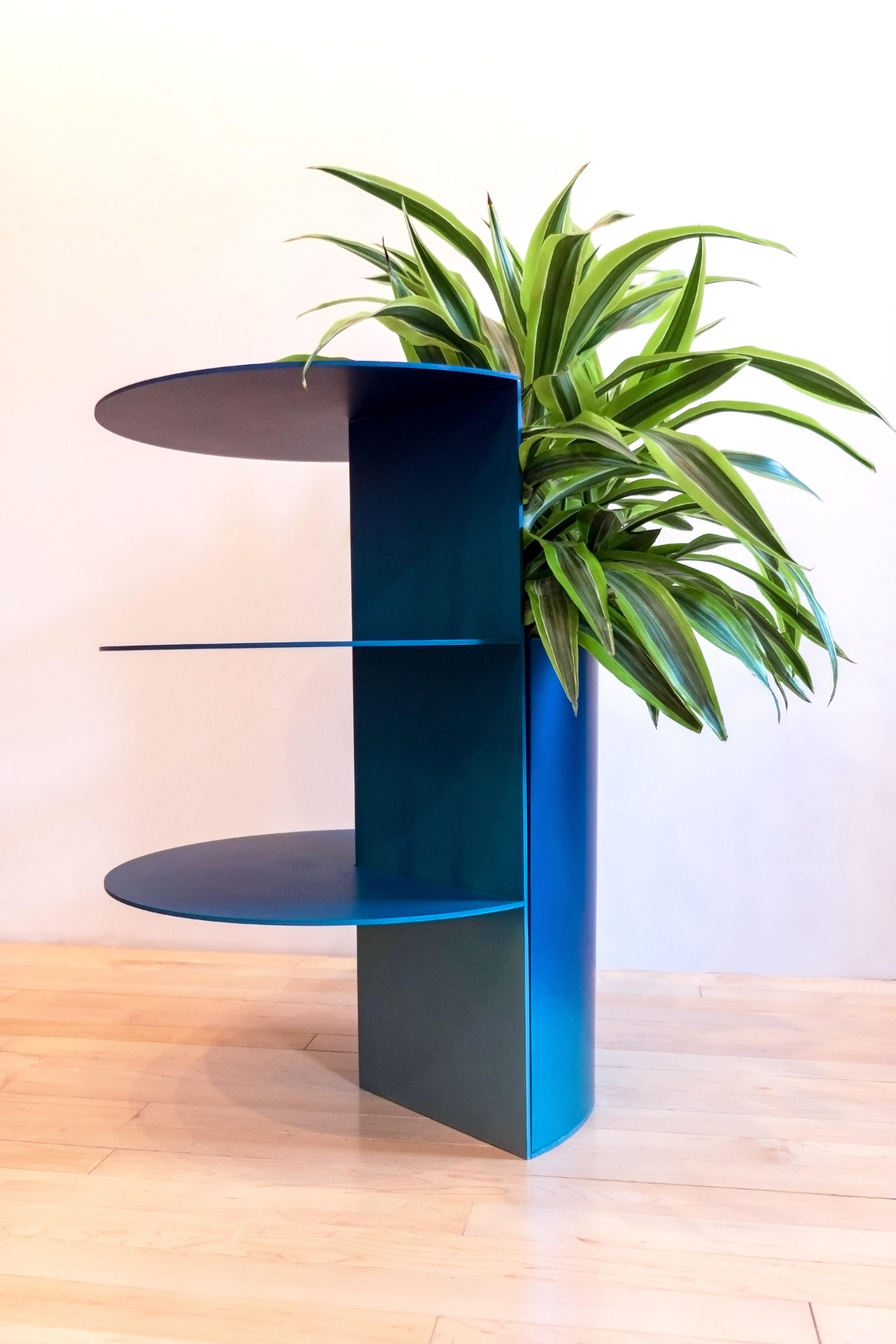 Other Special Edition Ombre Blue Anodized Planter by Birnam Wood Studio