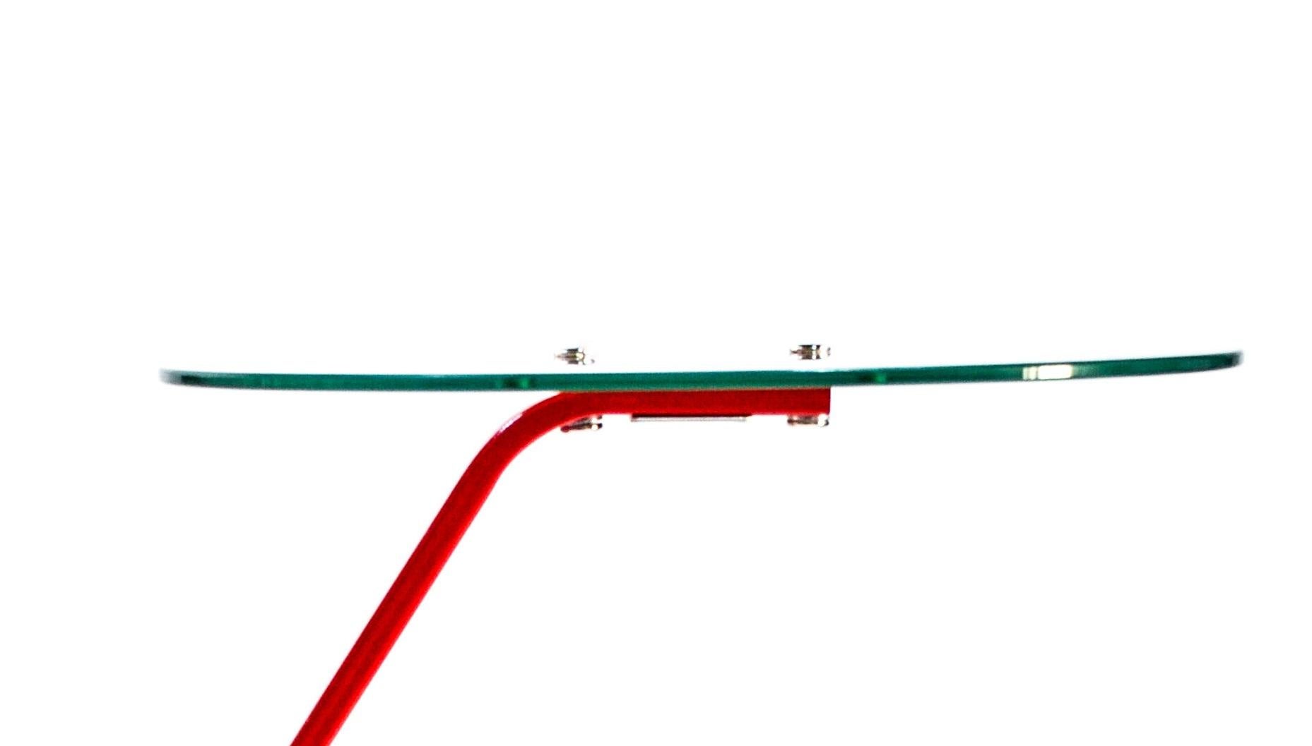 Moderne Table d'appoint Special Edition en acier, aluminium et verre par Eguiarte & Eguiarte en vente