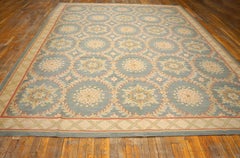 Spezielle geometrische Muster Grau-Gelb FarbeHandgefertigt Zeitgenössische Nadelspitze Teppich