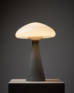 Special Glass Mushroom Table Lamp by Vistosi Italy