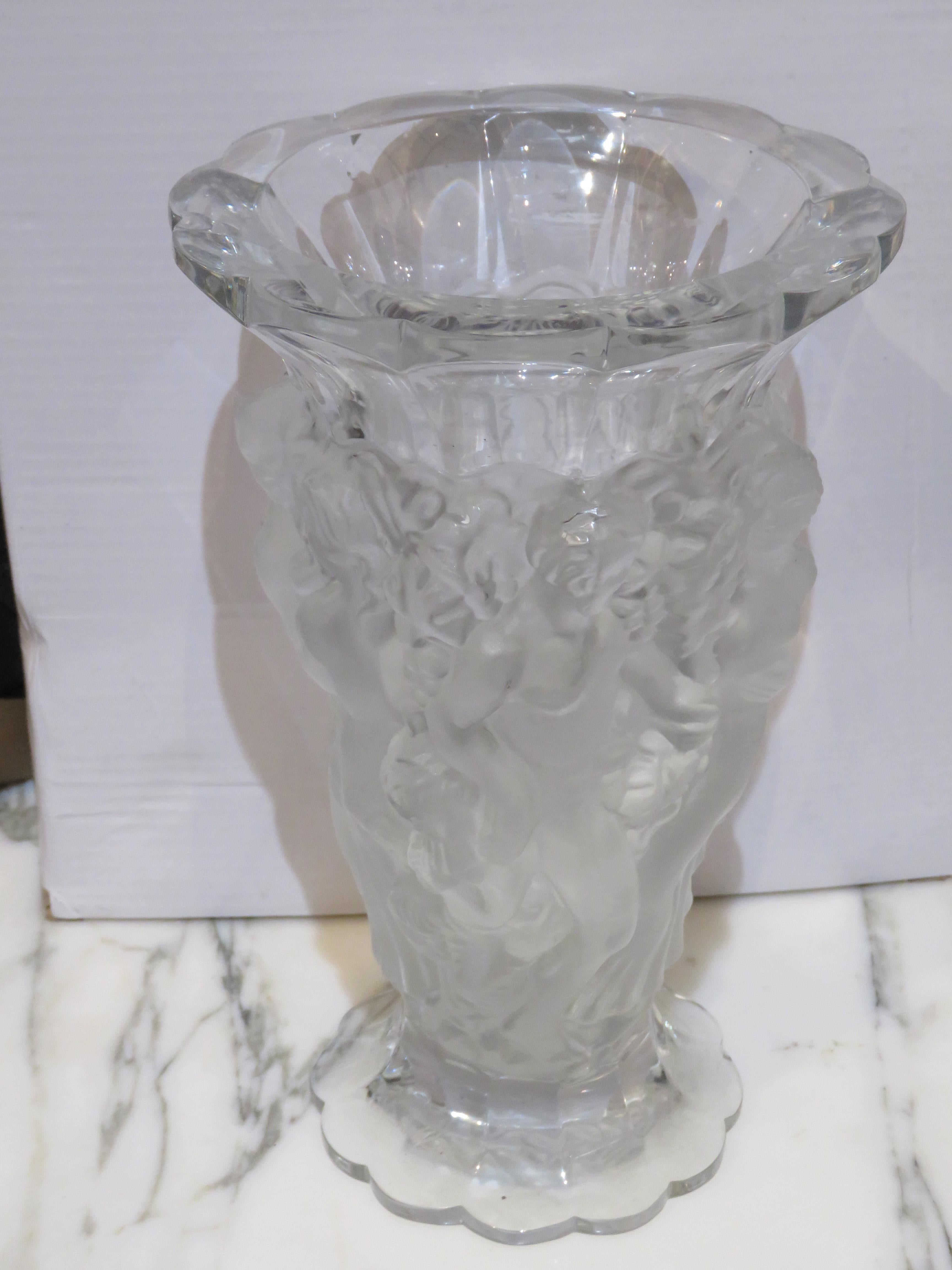 The Following Items we are offering is an Estate Large Nude Vase with Women conjoined around. A Gorgeous Masterpiece!!! Taken out of an Important Several Million Dollar New York City Estate Collection. 

Measurements: 8 1/2