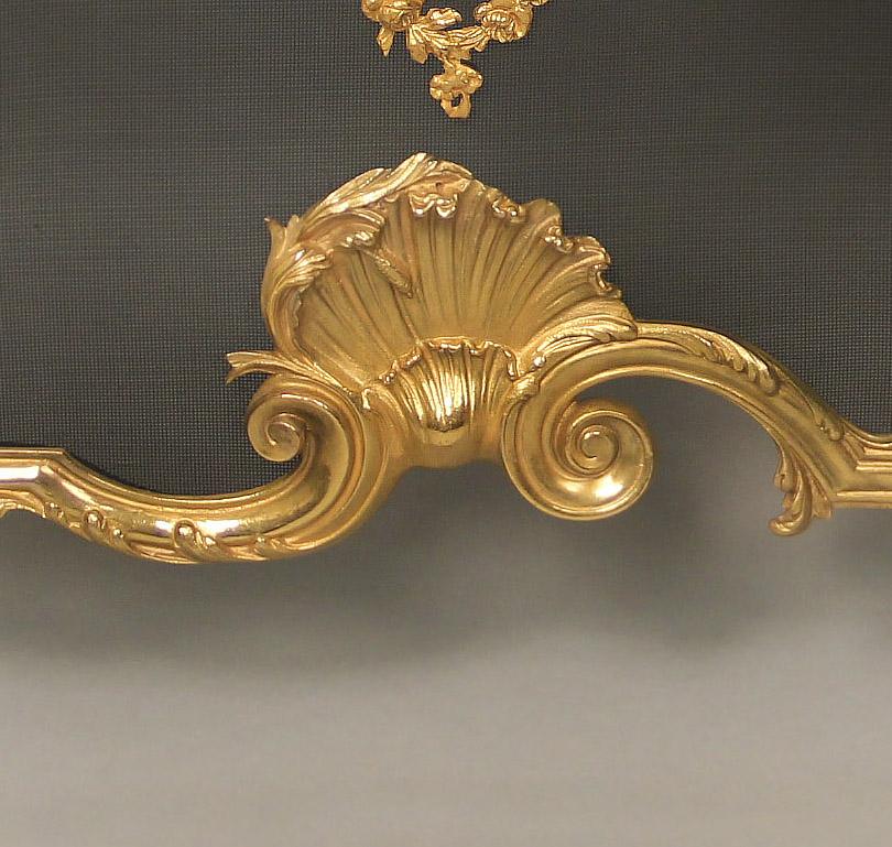 Bronze Pare-étincelles en bronze de la fin du XIXe siècle par la Maison Bouhon Frères pour A Link en vente