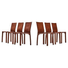 Special Listing For Amanda - Mario Bellini Cassina Set of 6 'Cab' Dining Chairs