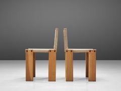 Special listing for B. / Scarpa for Molteni, set of 6 'Monk' chairs