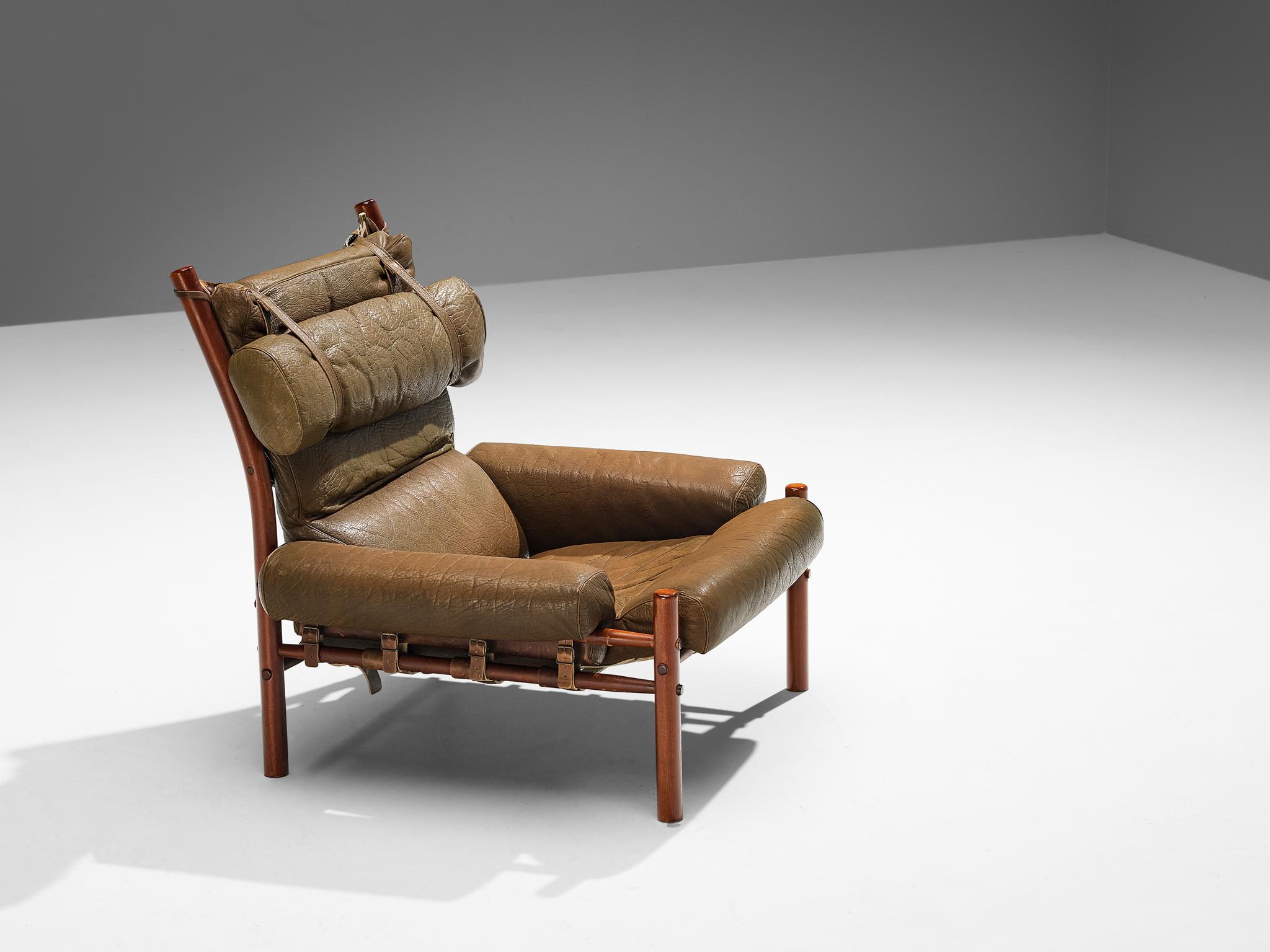 Mid-Century Modern Special Listing For Briggs - Arne Norell 'Inca' Lounge Chair with Ottoman