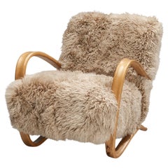 Inserzione speciale per I - 4 x Halabala Lounge Chairs & 2 x Wikkelsø 'Ox' Chairs
