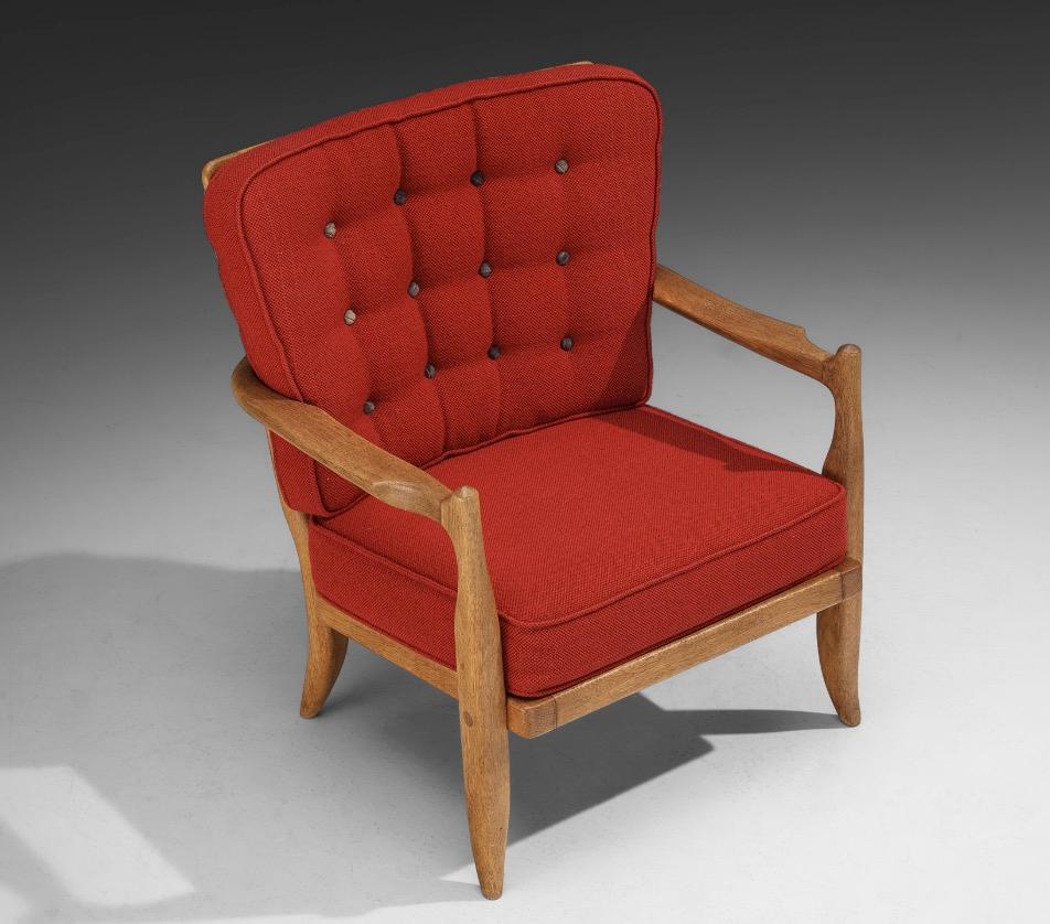 Special listing for P. - 2 x Guillerme & Chambron Lounge Chairs as pictured Moderno de mediados de siglo