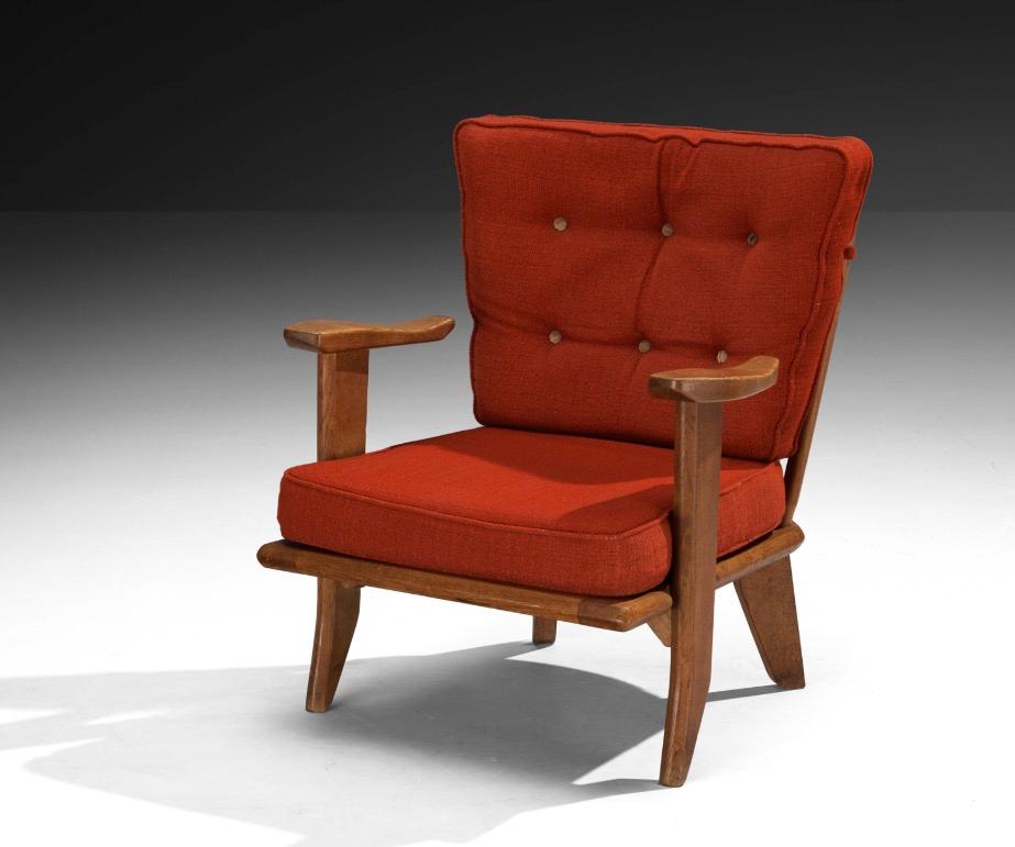 Special listing for P. - 2 x Guillerme & Chambron Lounge Chairs as pictured Francés