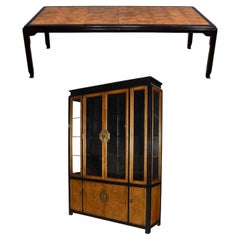 Special Listing for Pamela Century Chin Hua Dining Table & China Display Cabinet
