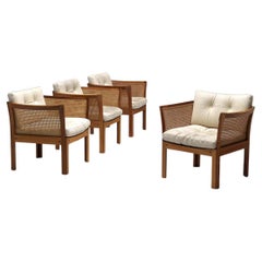 Special Listing for S: Illum Wikkelsø Set of Four Lounge Chairs