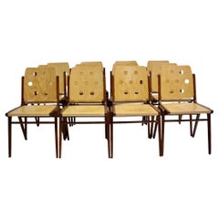 Sonderangebot Mid Century Modern Vintage Sechs Esszimmerstühle Franz Schuster