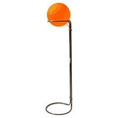 Special Opaline Glass Floor Lamp by Tibor Hazi, Hungary 1973