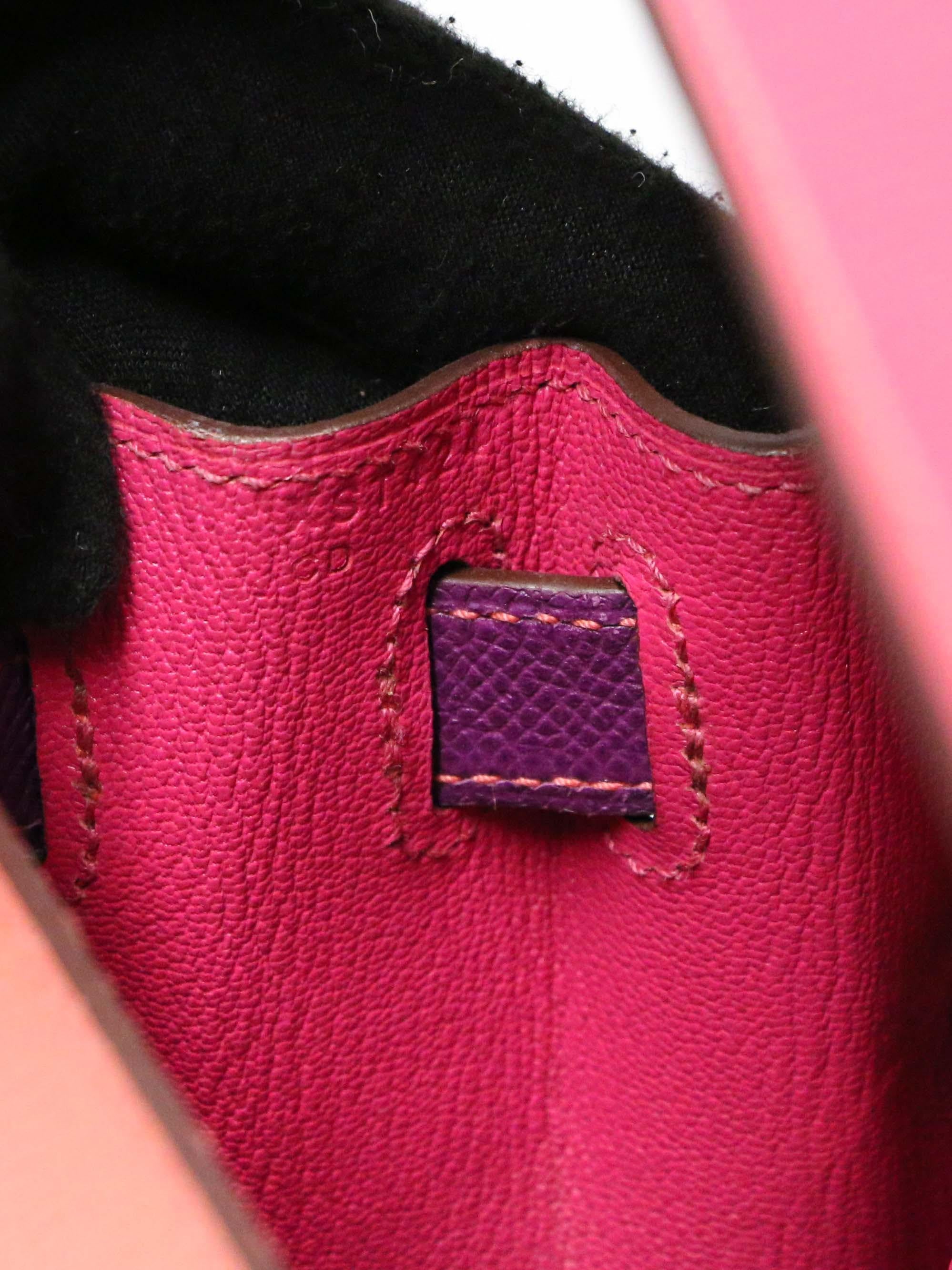 Commande spéciale Petit Kelly 28 Sellier Tricolor en vente 7