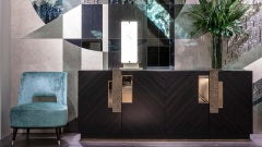 Special price Buffet Cabinet Handles in Liquid Metal Led Lighting