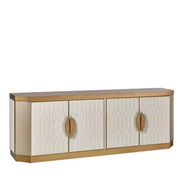 Moderno Prezzo speciale Struttura Buffet Vernice Distressed  Illuminazione a led in vendita