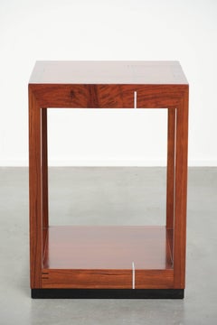 Special tall square Art Deco design side table