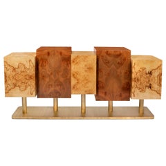 The Special Tree Sideboard, Wood and Brass, InsidherLand by Joana Santos Barbosa