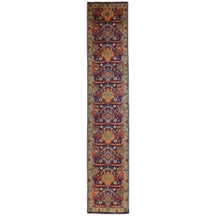 Special Twin Retro Persian Rug in Ornate Tabriz Design, circa 1950s