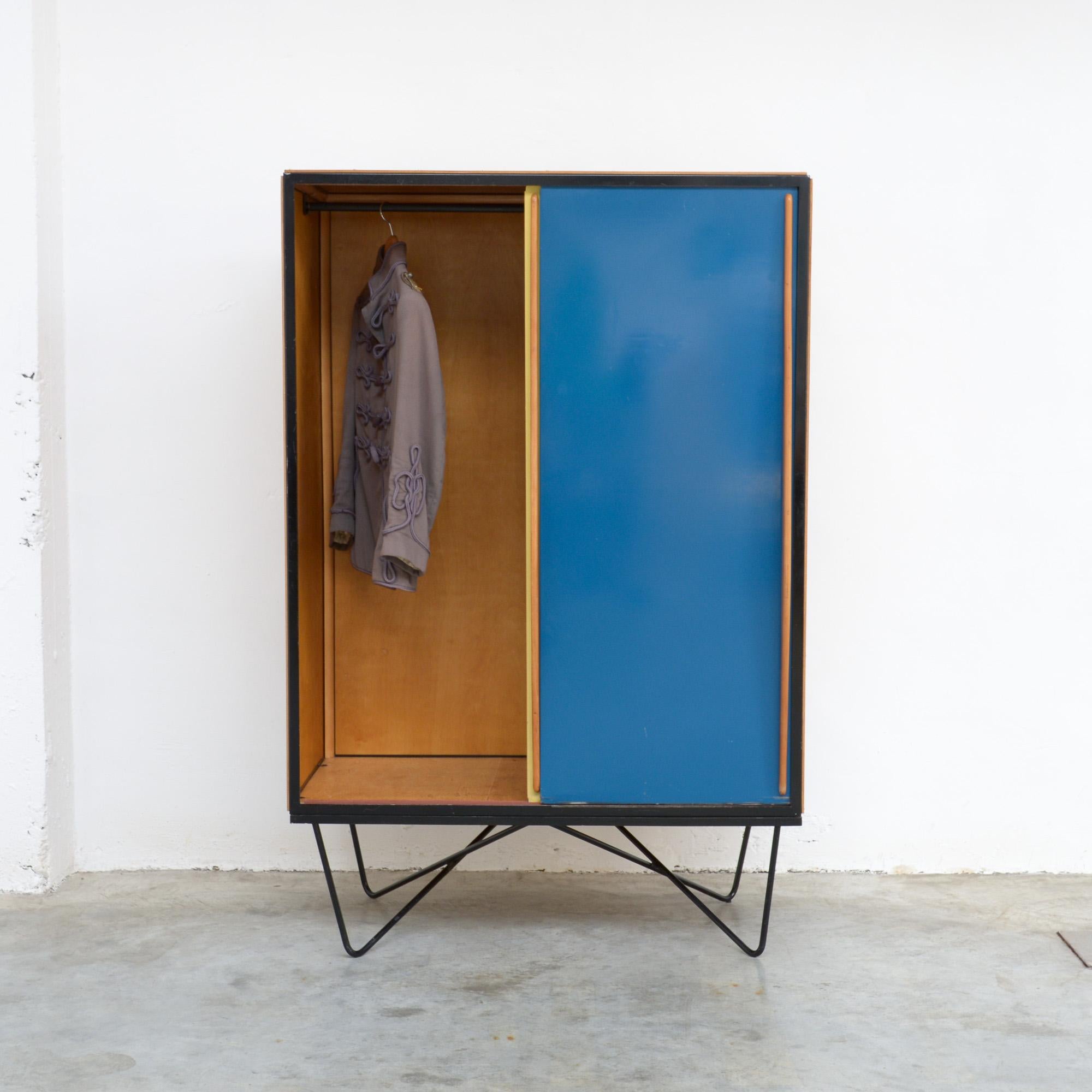 Mid-Century Modern Special Wardrobe Cabinet by Willy Van Der Meeren for Tubax