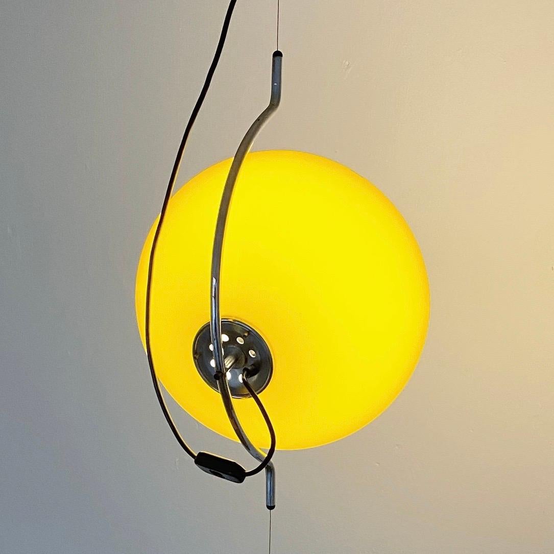 Late 20th Century Special Yellow Ceiling Light by Harvey Guzzini, Italy, 1974