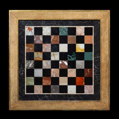 Mid-Century Specimen Marble Chinoiserie Coffee Table