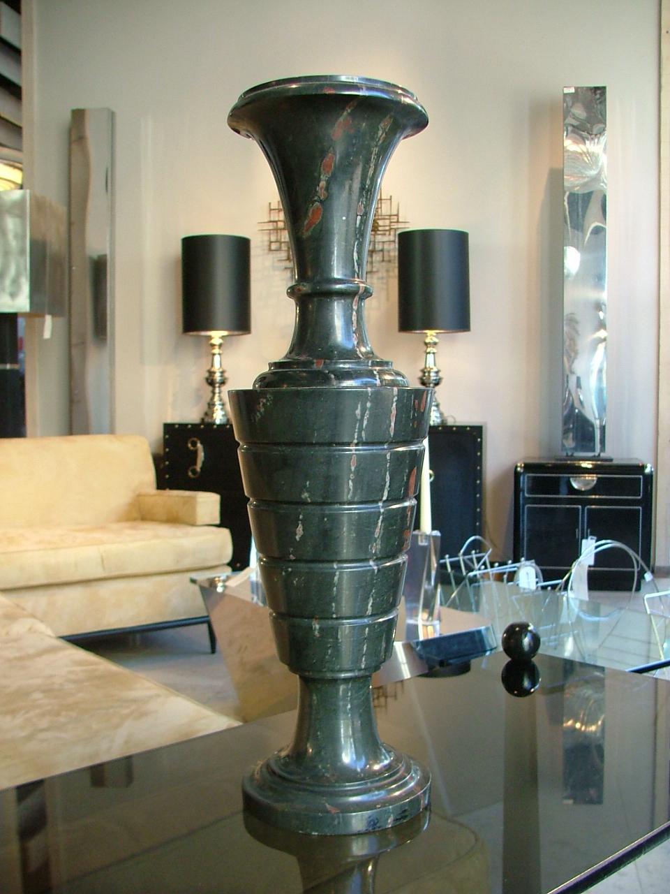 19th Century Specimen Marble Turned Vase, circa 1830 For Sale