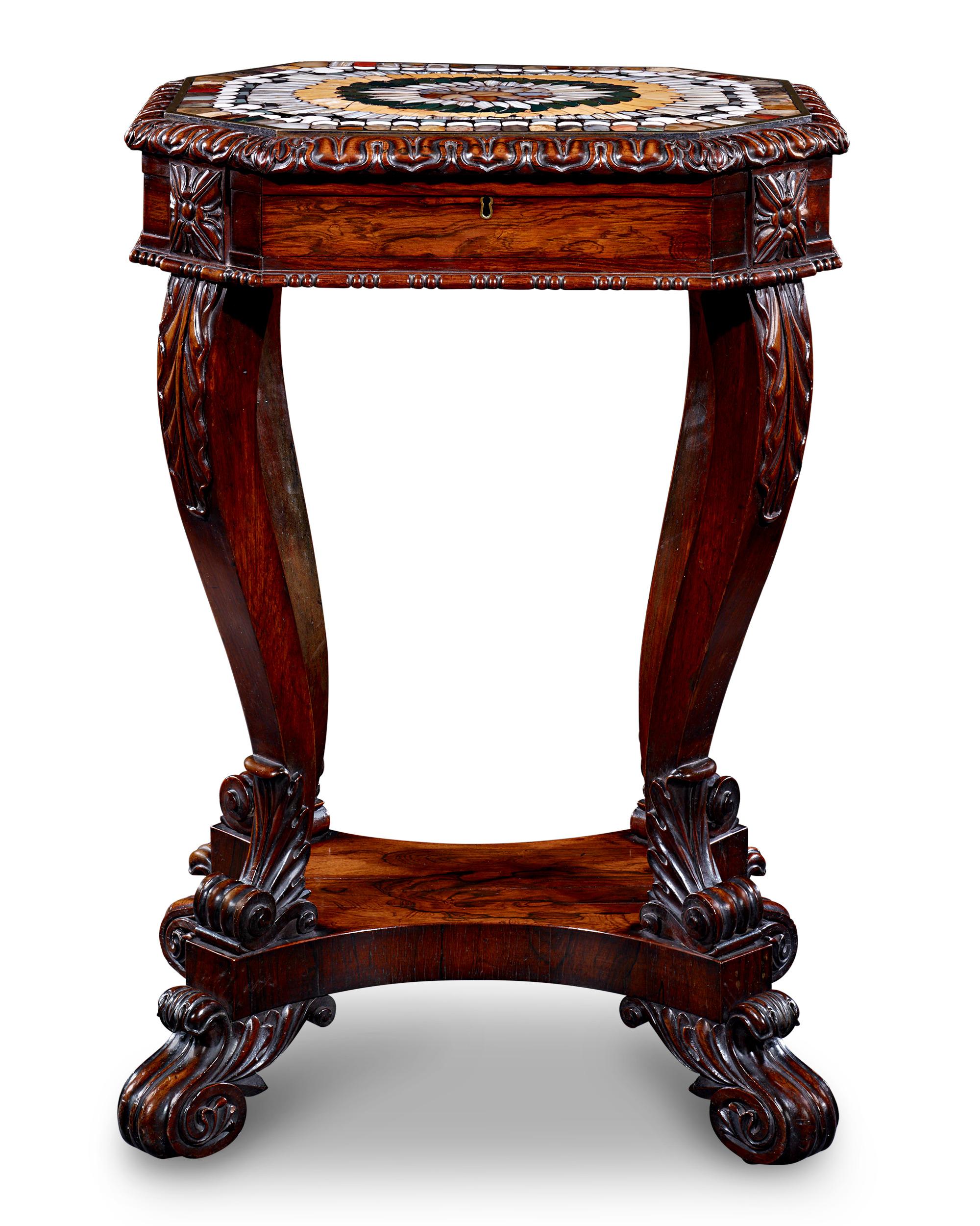 Tabla de muestras atribuida a William Trotter Regencia en venta
