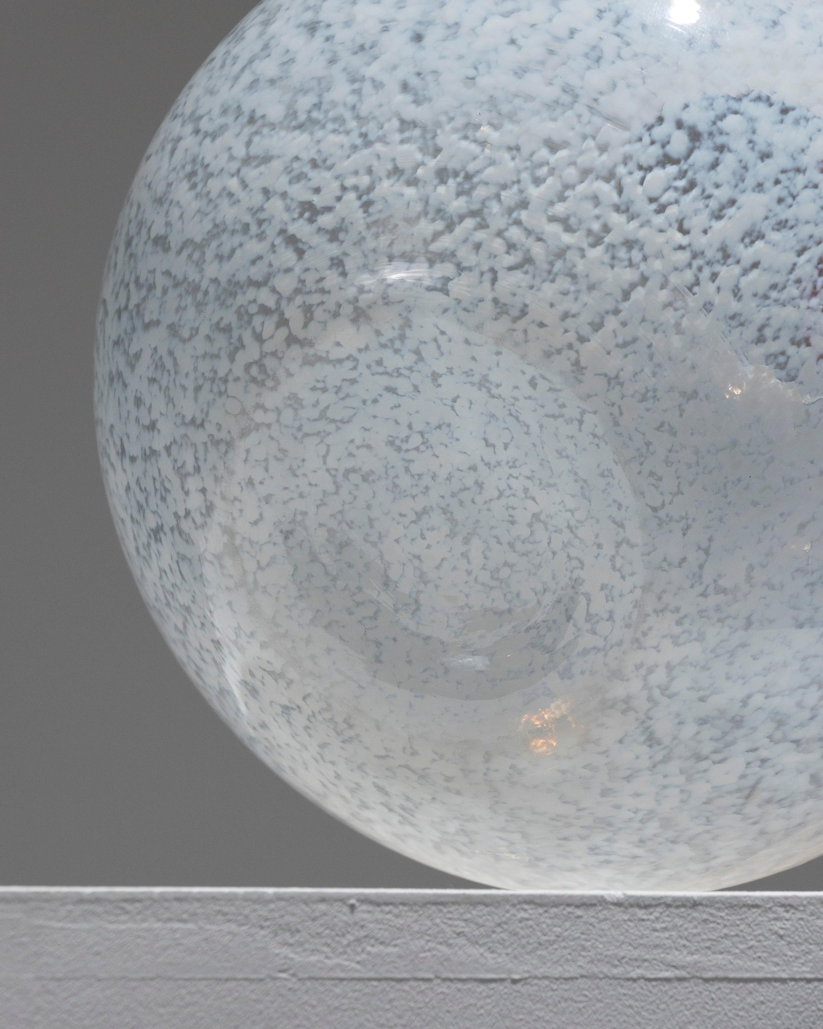 Vetro Speckled Glass Ball Vase, 1960s in vendita