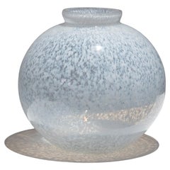 Speckled Glass Ball Vase, 1960s