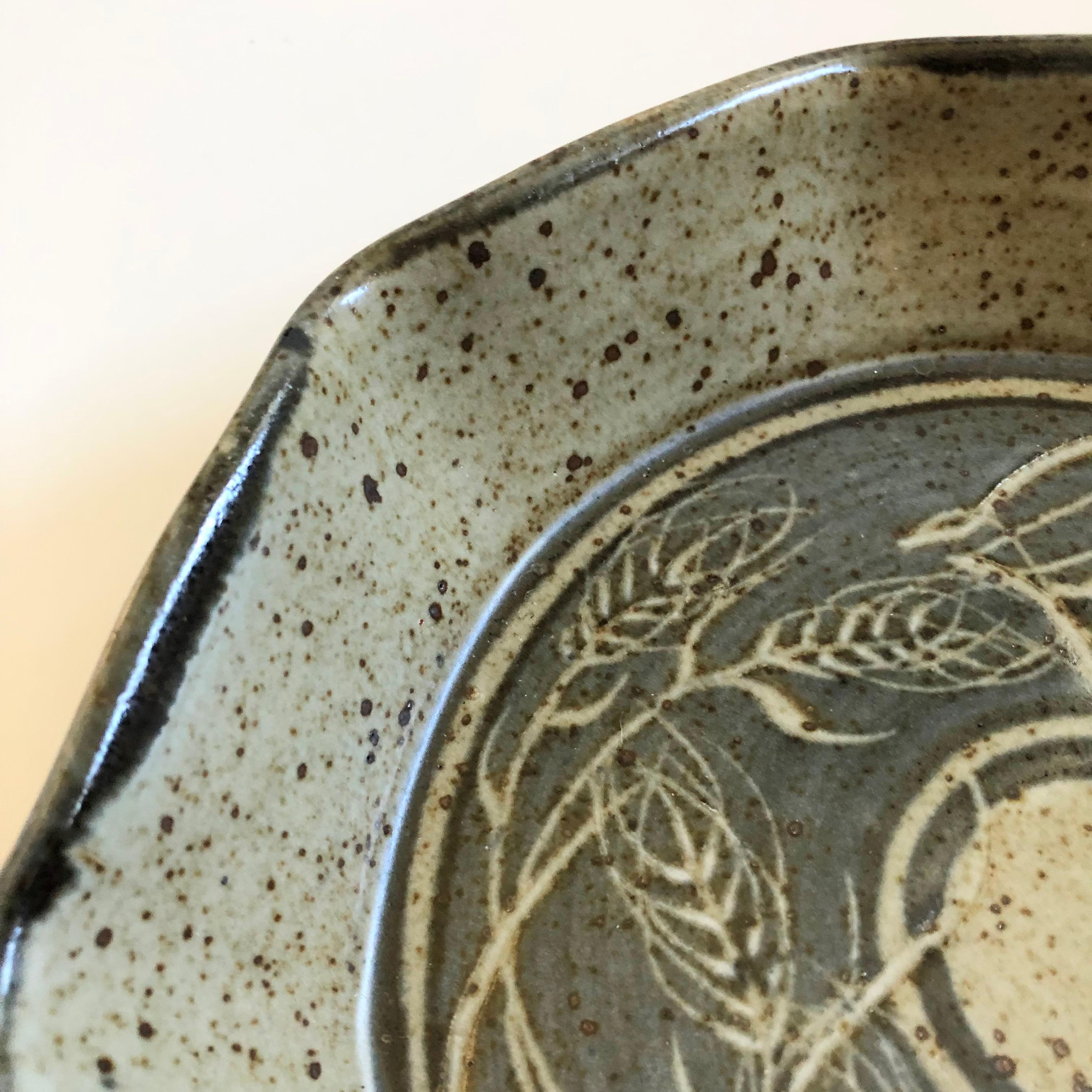 Speckled Studio Pottery-Teller – Montana Korn Pottery (amerikanisch) im Angebot