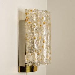 Speckled Tubes Wall Lights by Doria Leuchten, 1960s