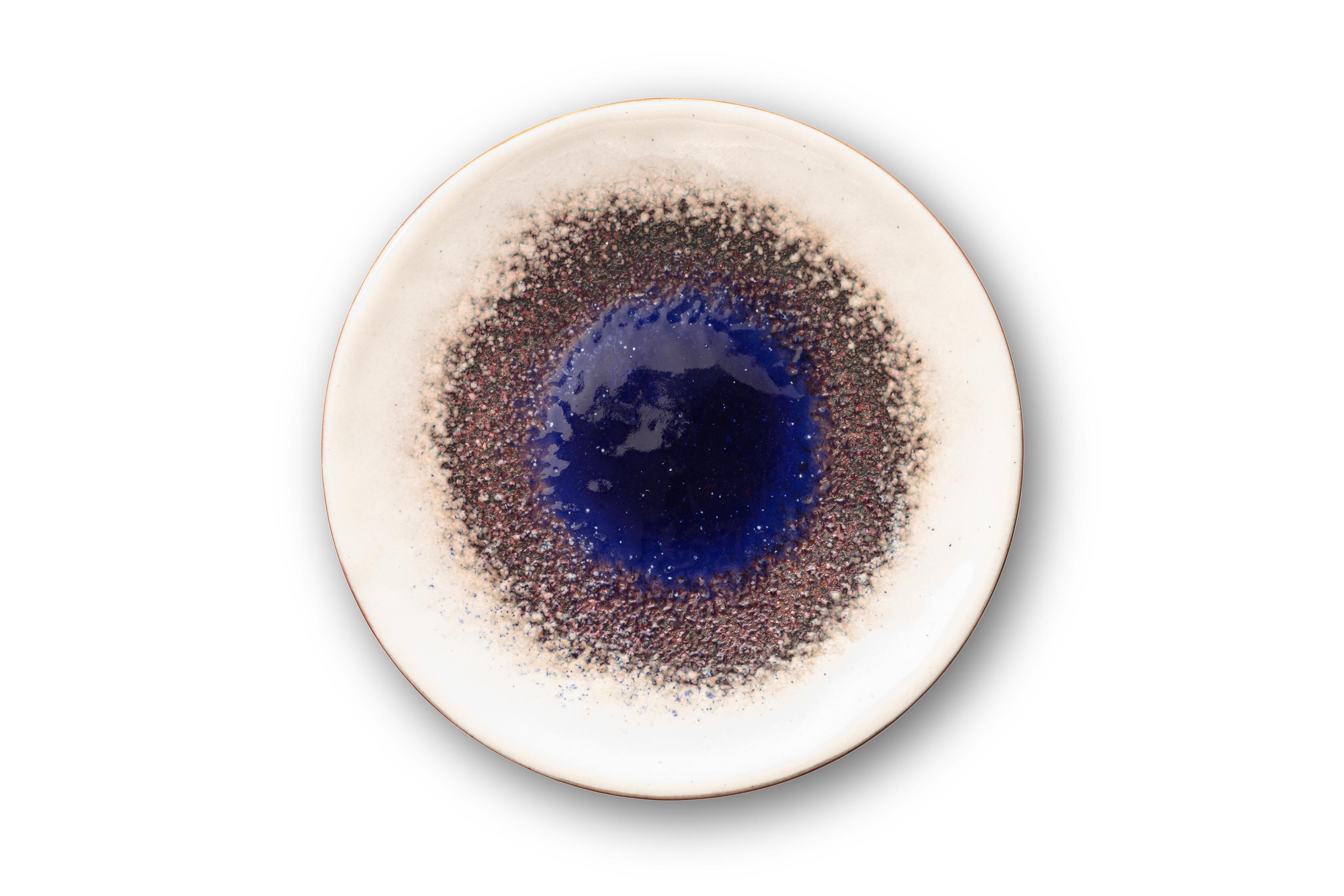 Specola, Dish, Fire Enamel on Copper For Sale 4