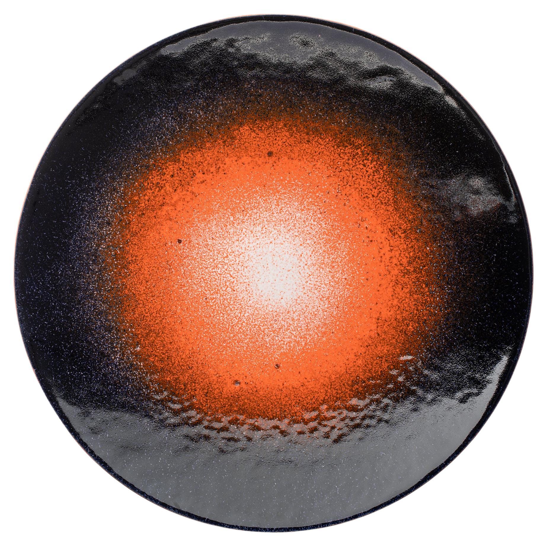 Specola - Plato - Esmalte al fuego sobre cobre en venta 3