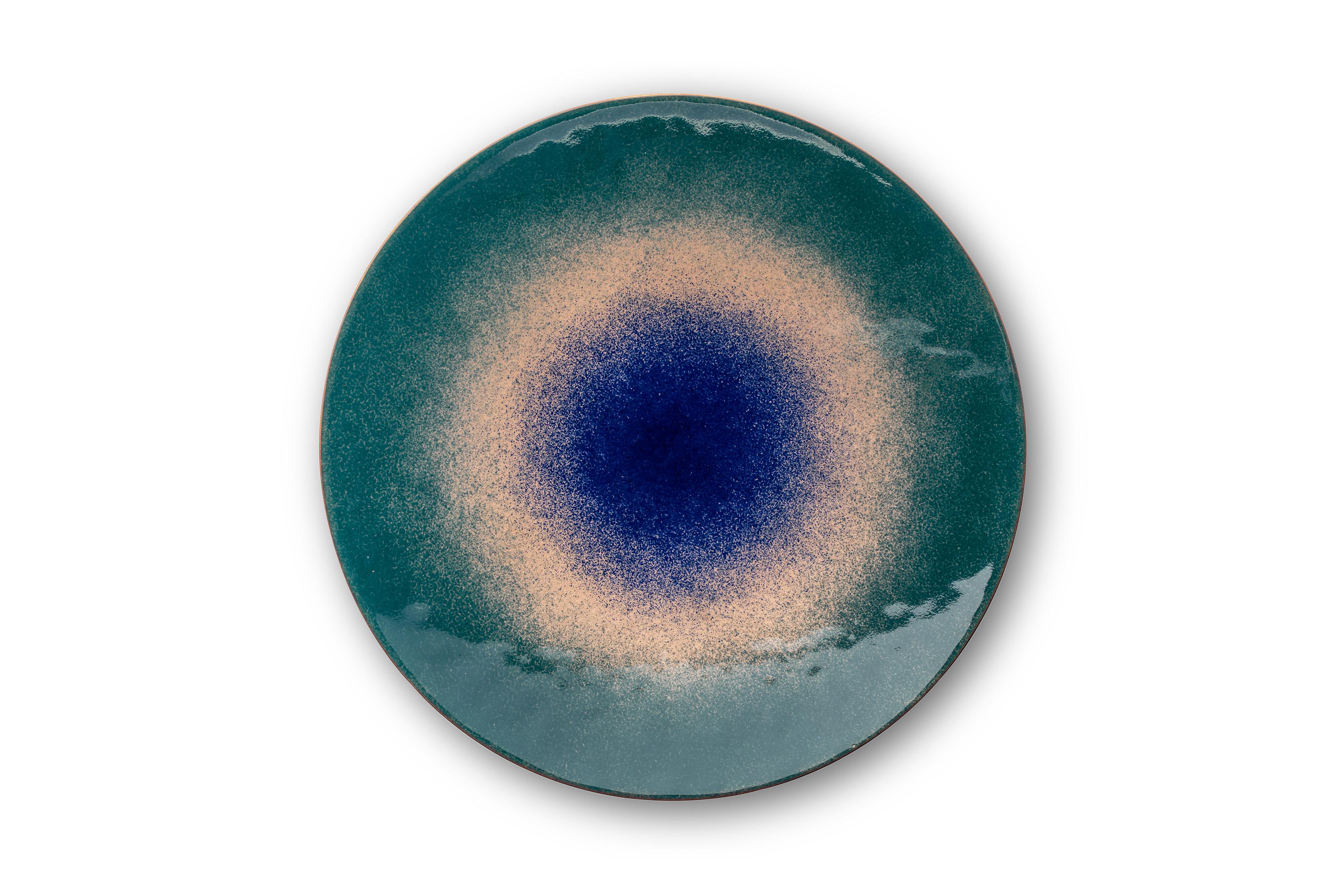 Specola, Dish, Fire Enamel on Copper For Sale 10