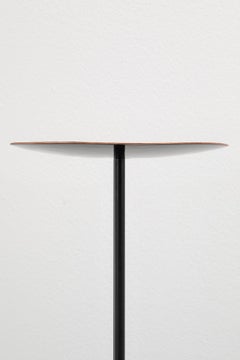 Specola, Dish on Floor Stand, Fire Enamel on Copper