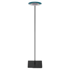 Specola, Dish on Floor Stand, Fire Enamel on Copper