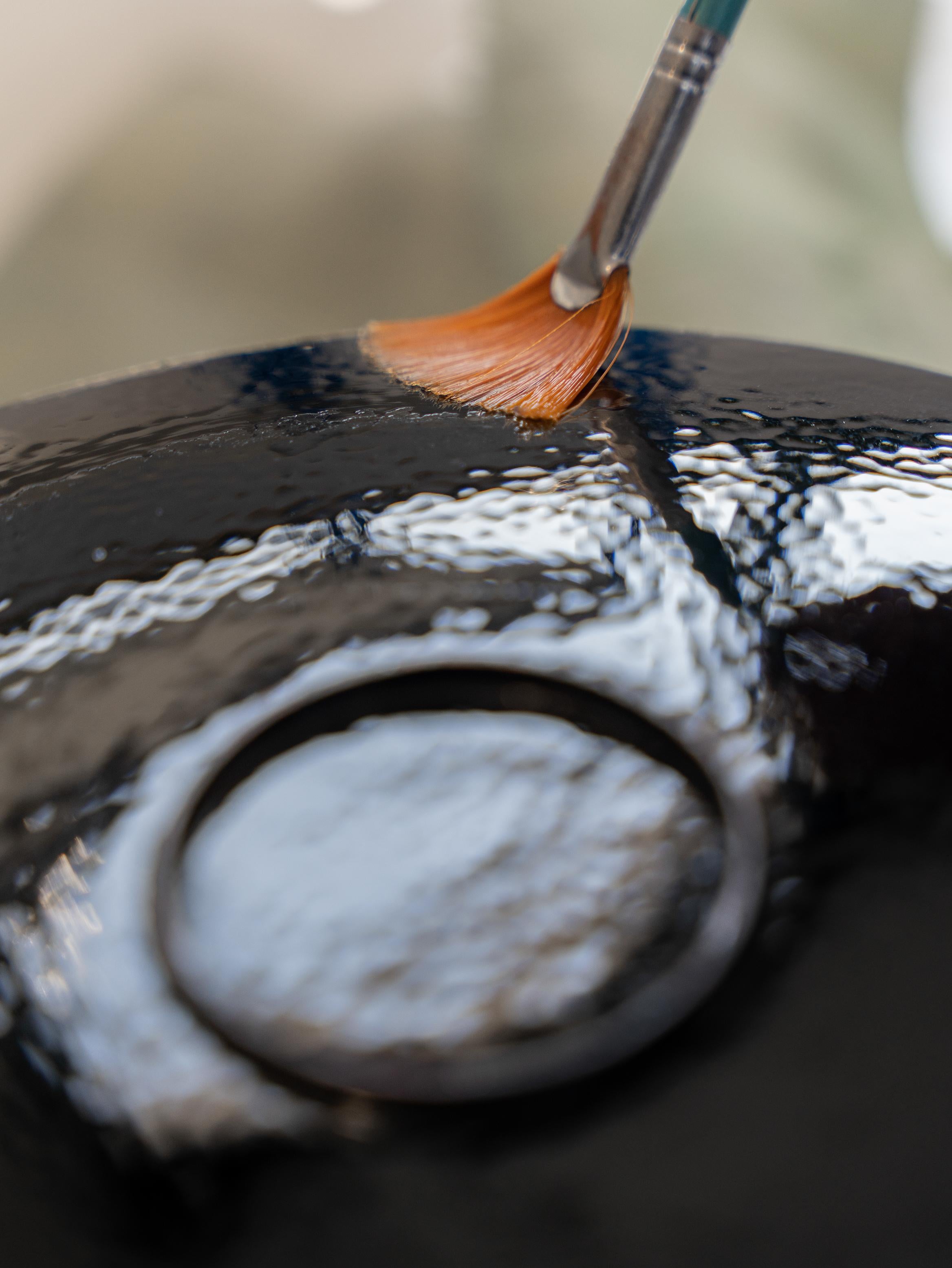 Specola plate, designed by Zanelalto/Bortotto, fire enamel on copper tecnique. Siglo XXI y contemporáneo en venta