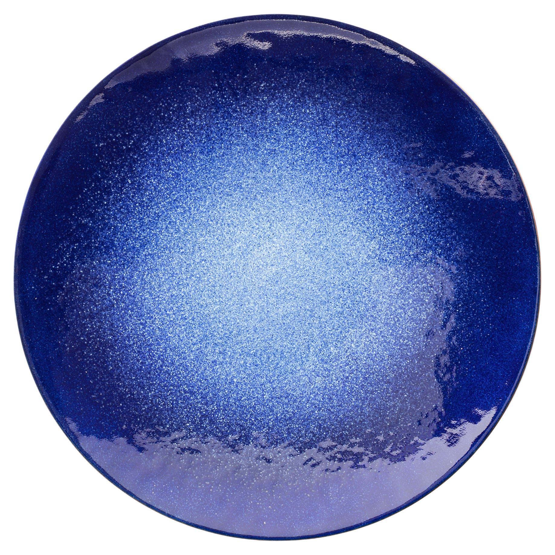 Specola plate, designed by Zanelalto/Bortotto, fire enamel on copper tecnique.