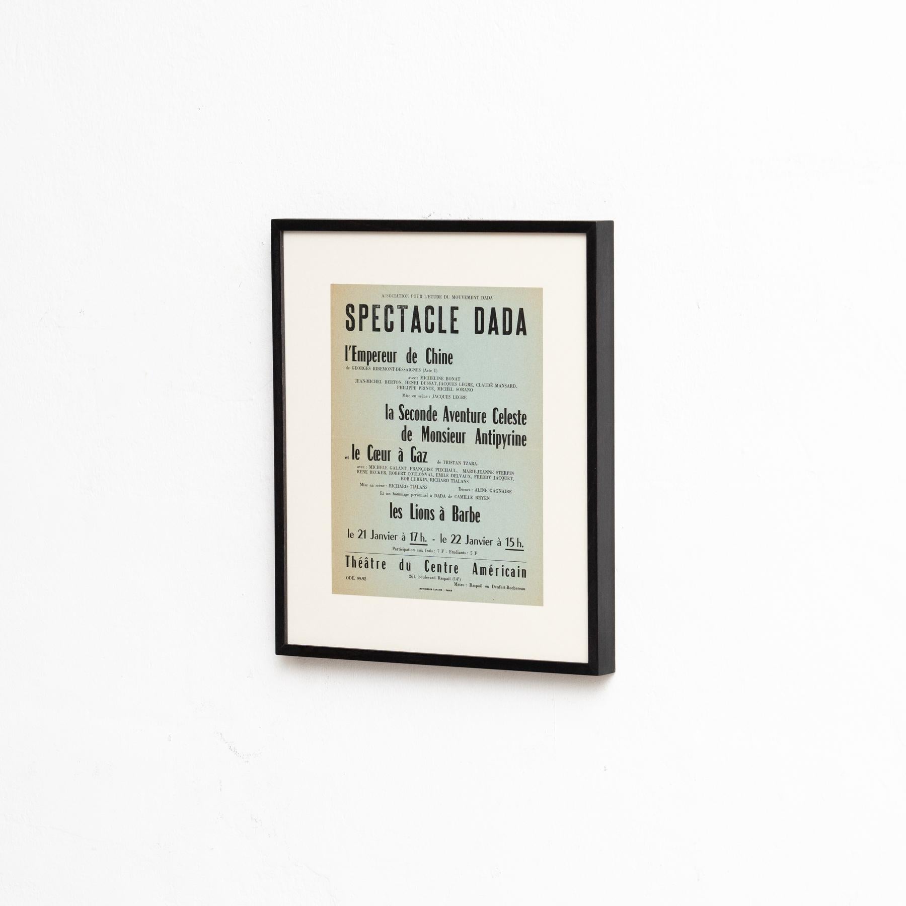 Mid-Century Modern Spectacle Dada Tristan Tzara Ribemont-Dessaignes Coeur a Gaz Bryen, 1960s For Sale