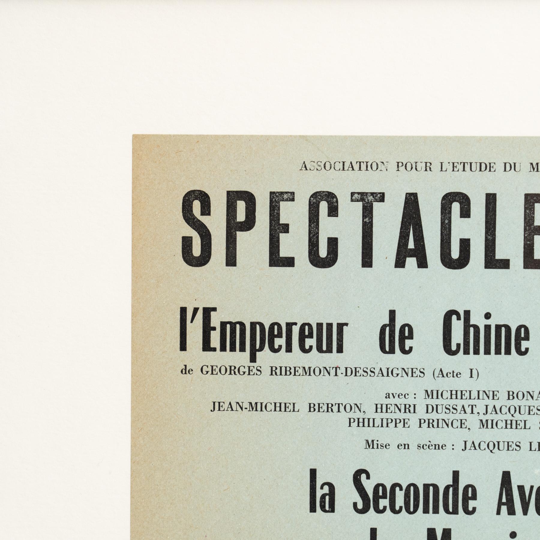 Paper Spectacle Dada Tristan Tzara Ribemont-Dessaignes Coeur a Gaz Bryen, 1960s For Sale