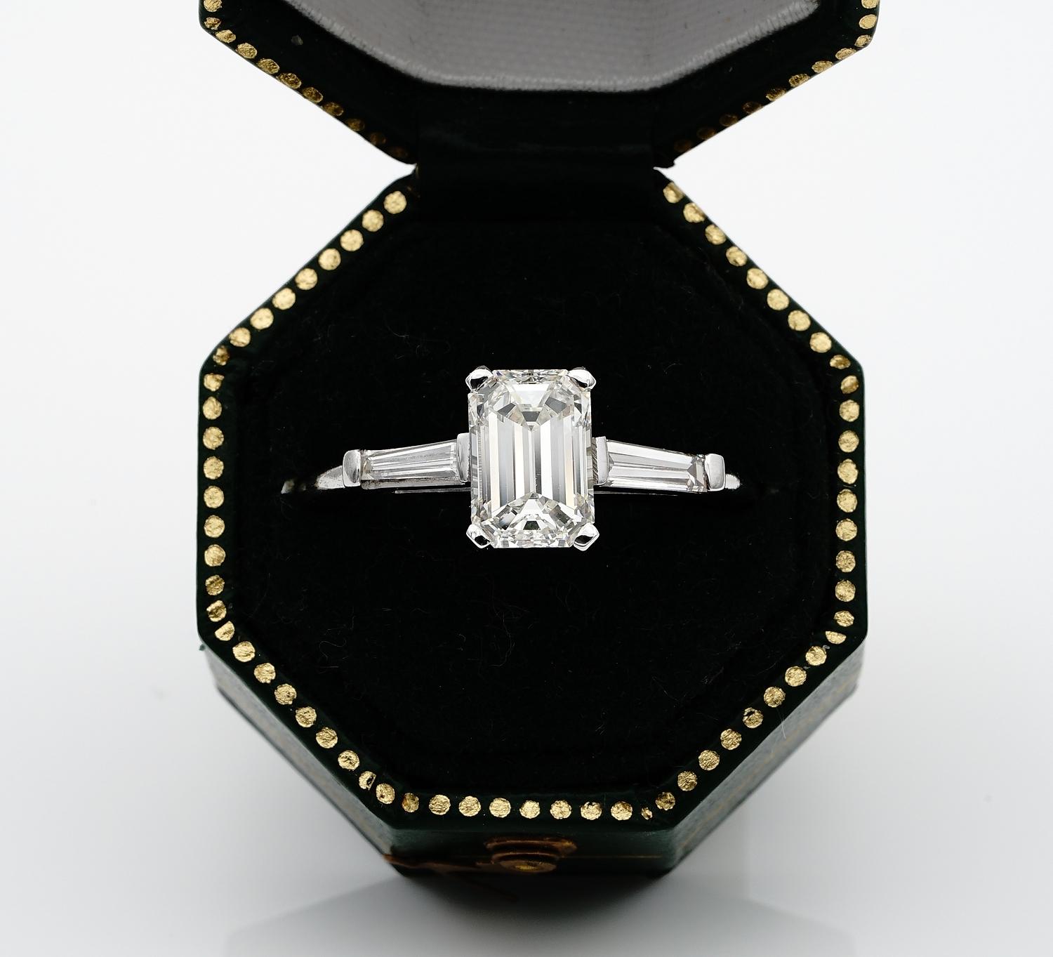 Most desired!

Known for their sophisticated rectangular shape and geometric facets, the clean lines and angles of Emerald cut Diamonds make them an exceptional choice for the centrepiece of an engagement ring
What to say of having an engagement