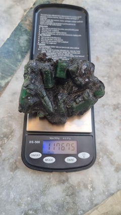 Spectacular 1167 ct Brazilian Rough Emerald in Dramatic Natural Matrix
