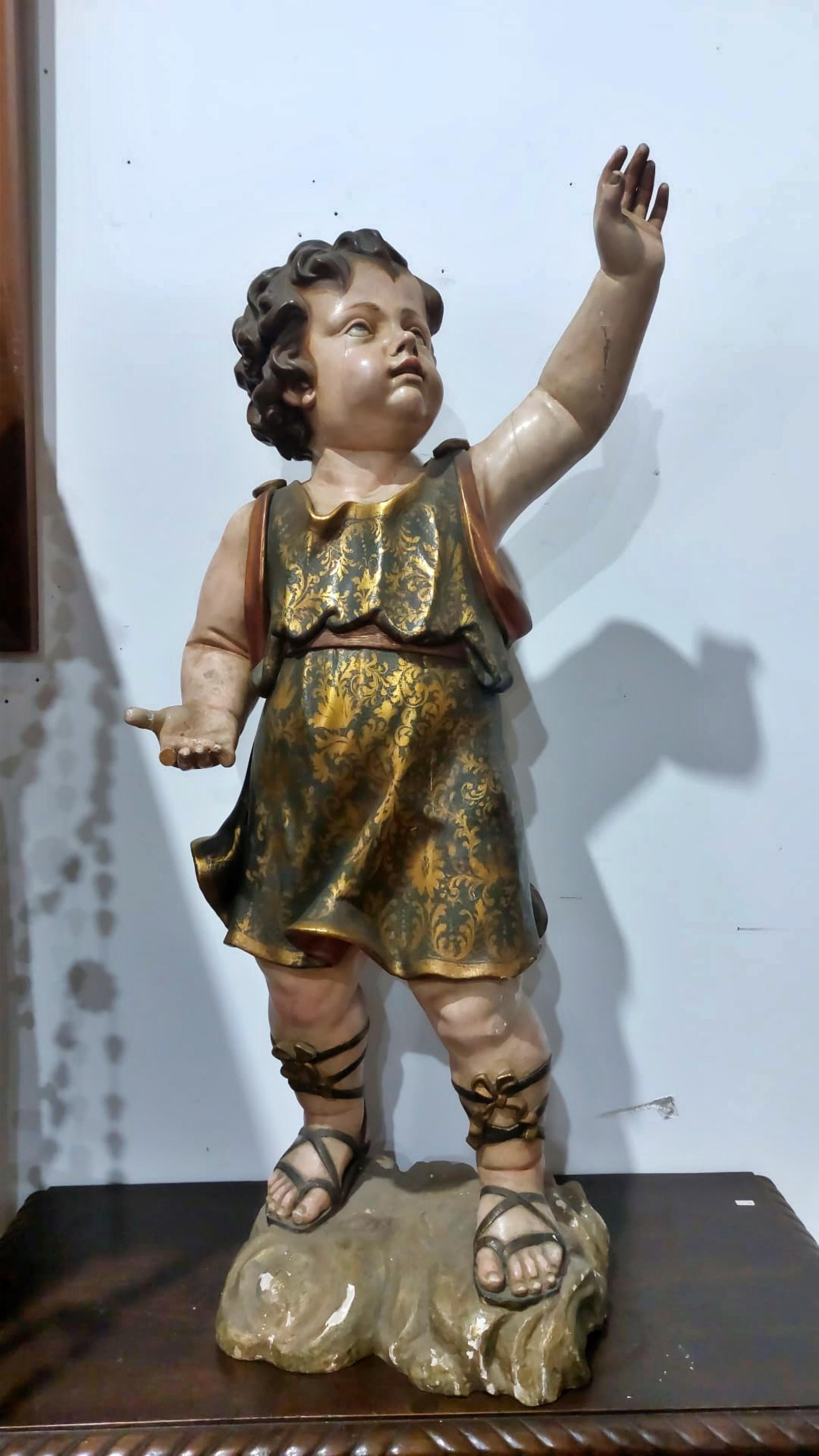 Spettacolare scultura del XVII secolo della Spanish School 
