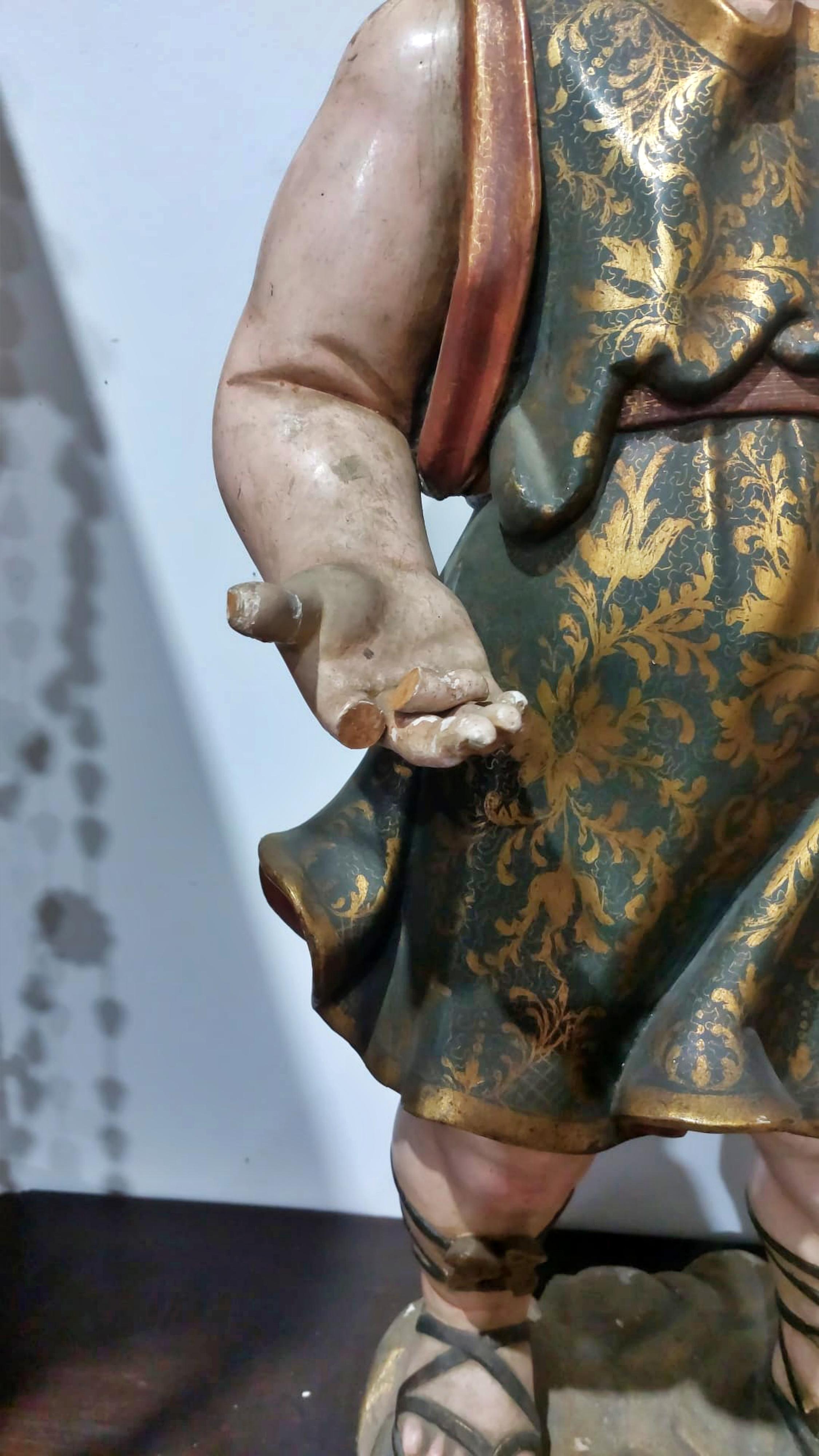 Barocco Spettacolare scultura del XVII secolo della Spanish School 