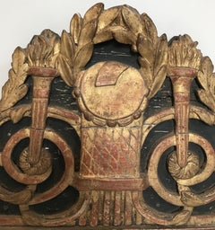 Spectacular 18th Century Carved Giltwood French Mirror
