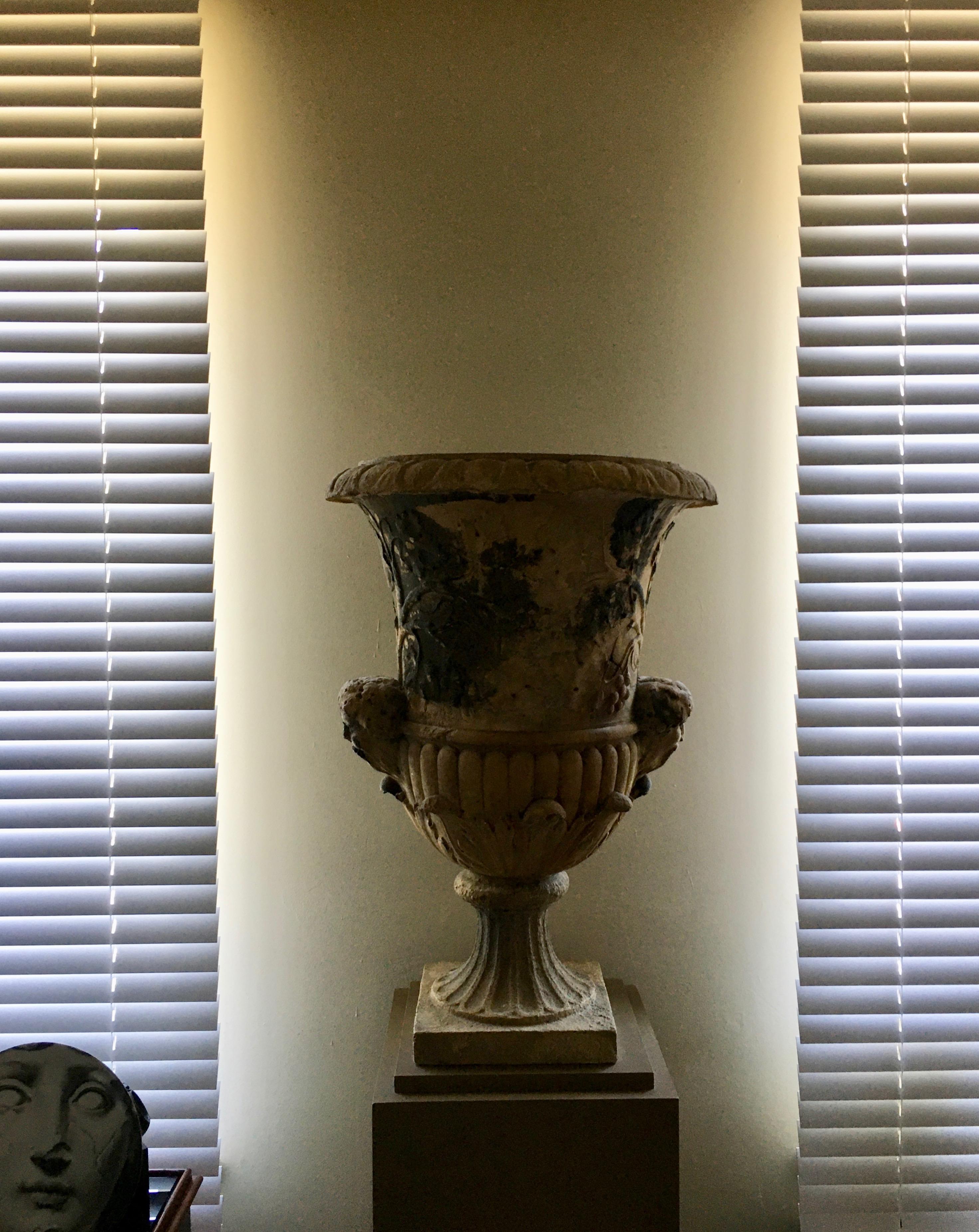 limestone vase
