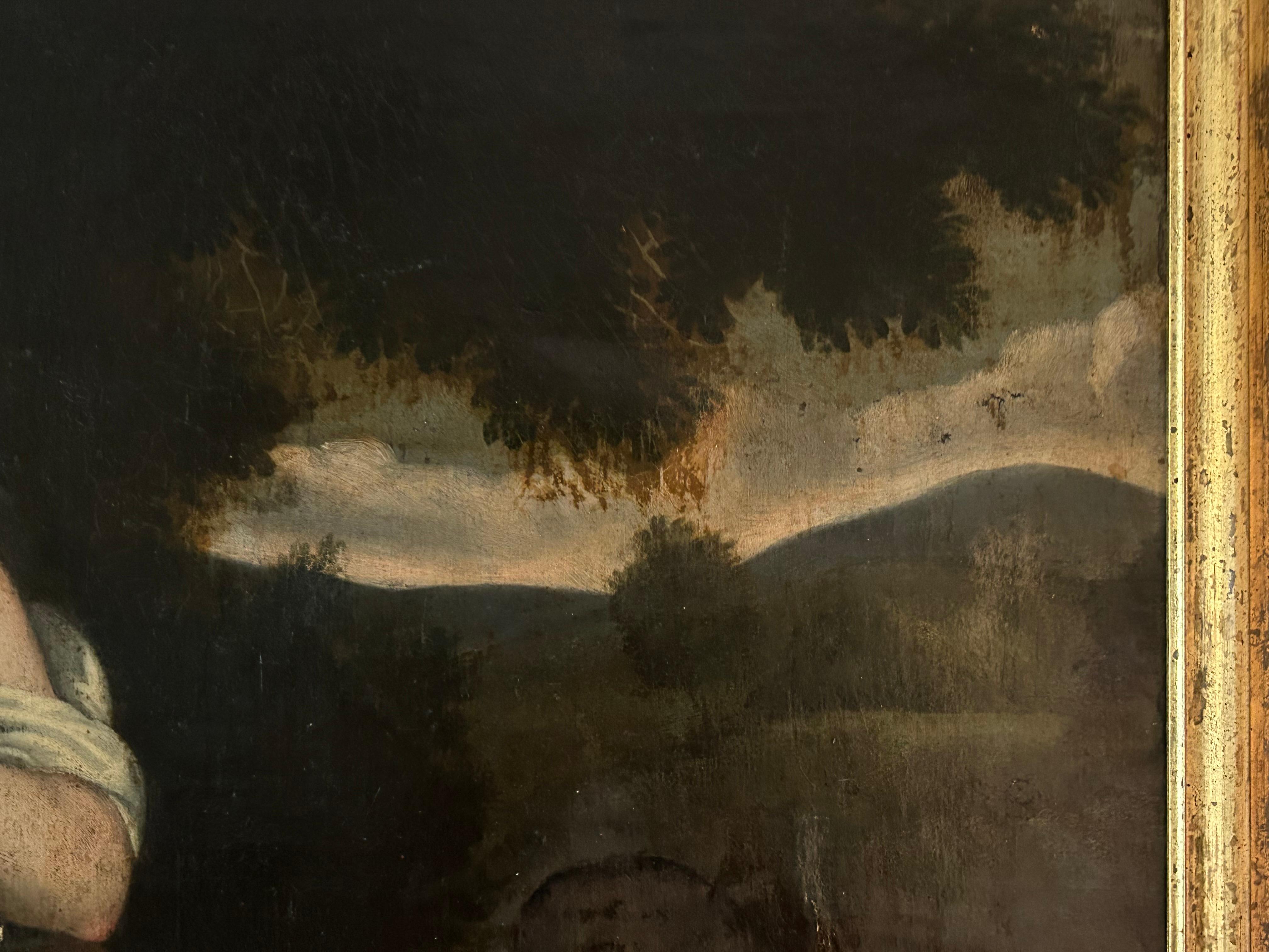 Spectaculaire huile sur toile du 18e siècle, école italienne en vente 3