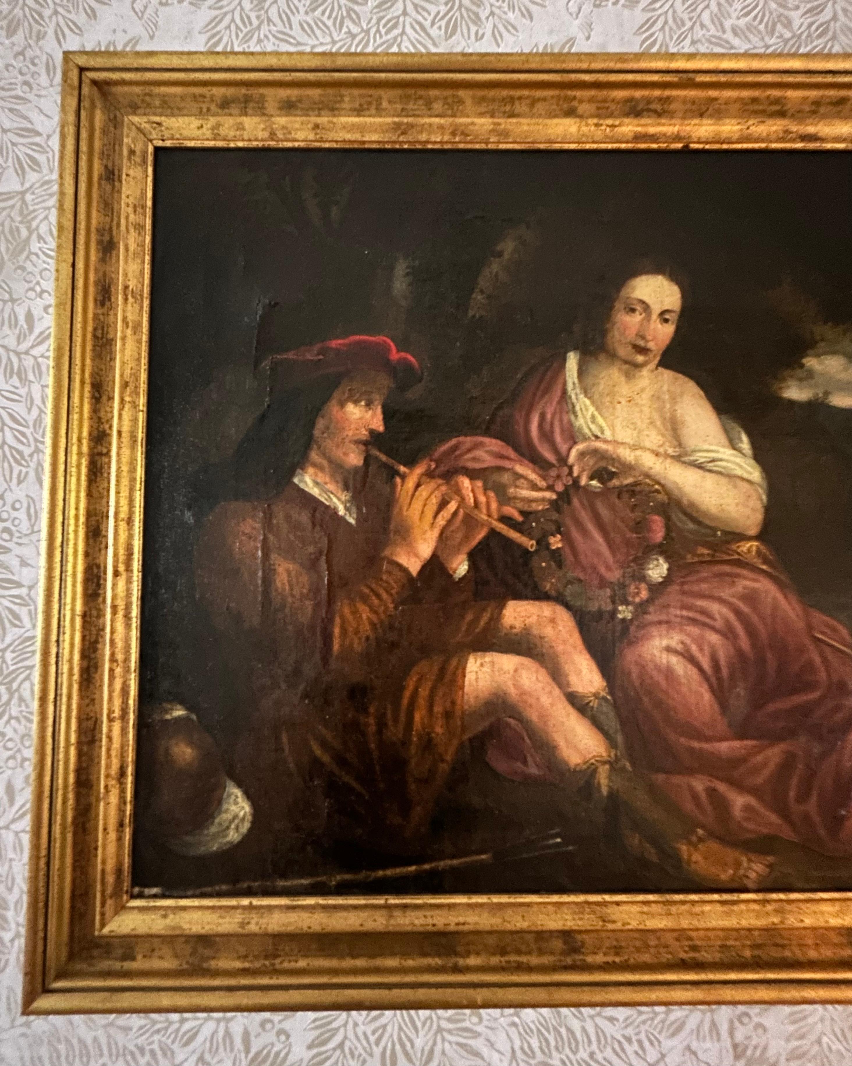 Spectaculaire huile sur toile du 18e siècle, école italienne en vente 7